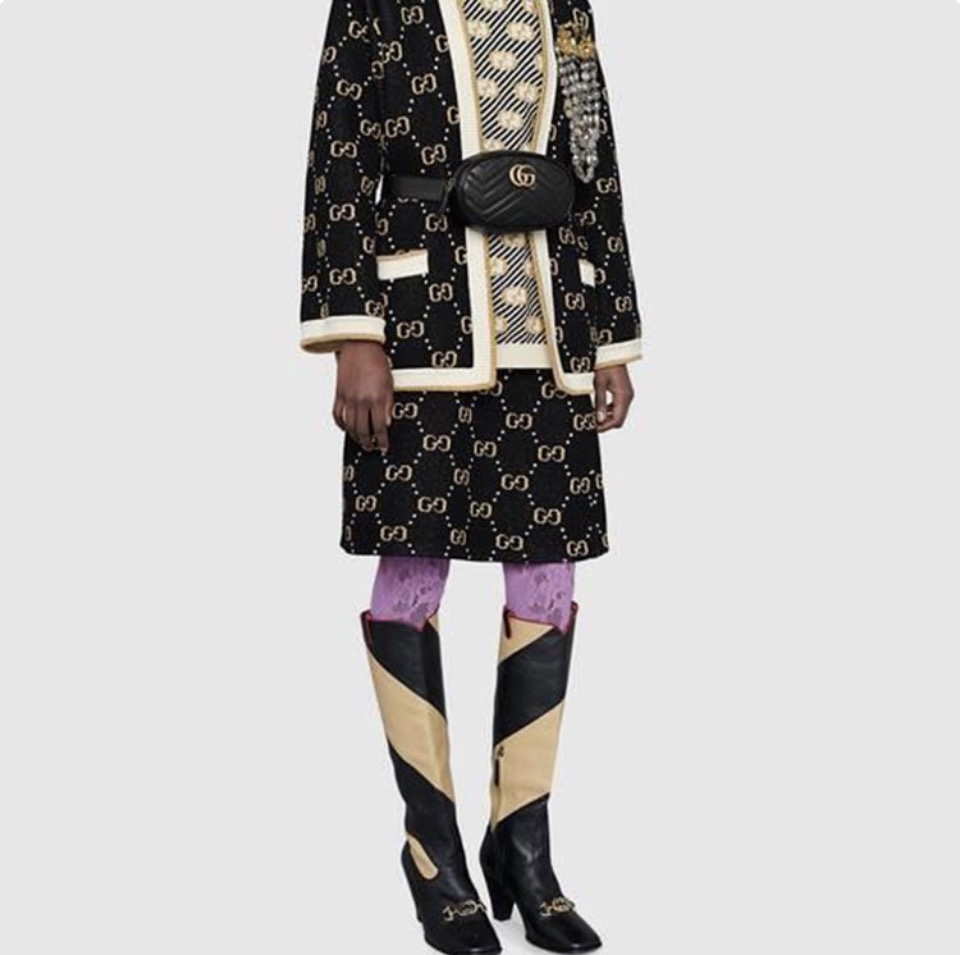 Gucci GG Marmont Waist Bag(Perfect Replica)