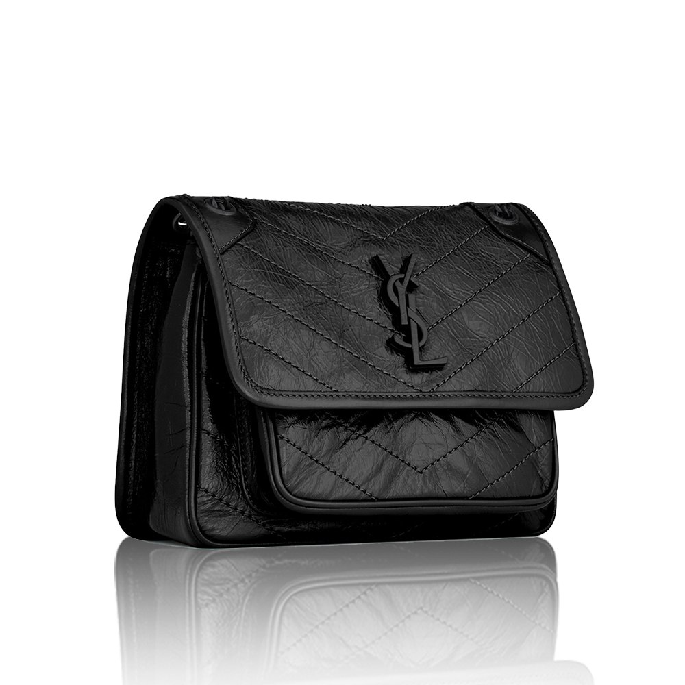 Saint Laurent YSL Niki Baby In Vintage Leather (Perfect Replica)
