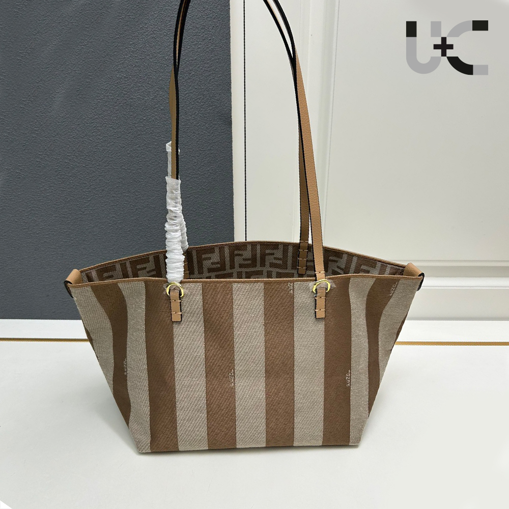 Fendi Reversible shopper in Pequin striped  Bag (Perfect Replica)