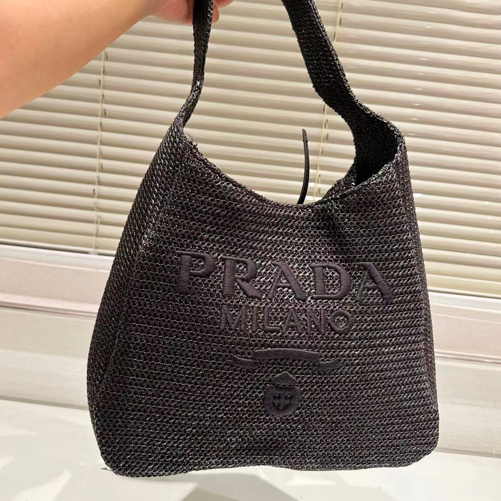 Prada Crochet Handbag Tote Bag