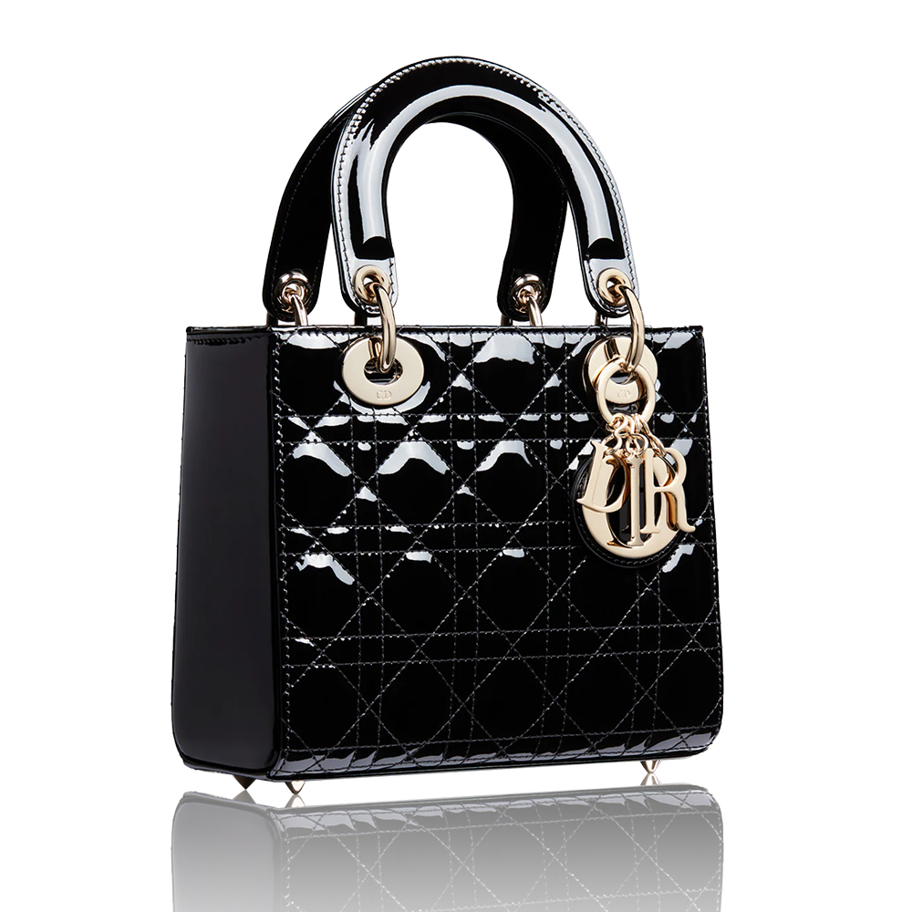 Dior Small Lady Bag - Lacquered Calfskin (Perfect Replica)