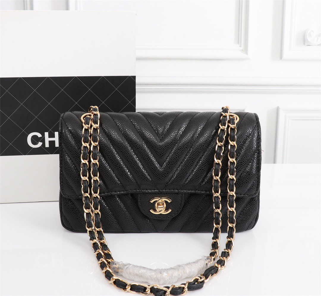 Chanel Clacssic Flap CF Chain Shoulder Strap Bag (Perfect Replica）