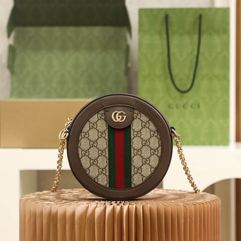Gucci Ophidia Round Cake Crossbody Bag(Perfect Replica)
