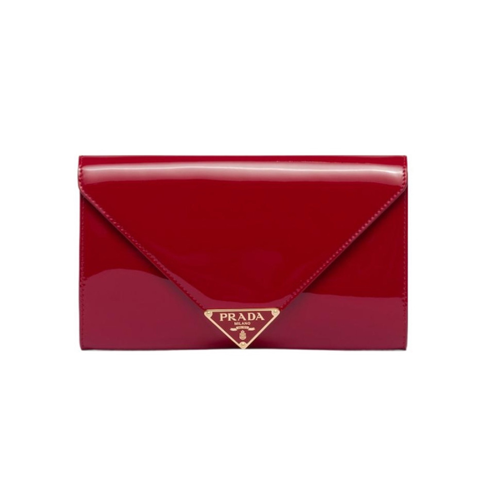 Prada  Leather Clutch Shoulder Bag Handbag（Perfect Replica）