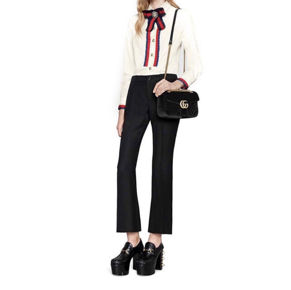 Gucci GG Marmont Velvet Small(Perfect Replica)