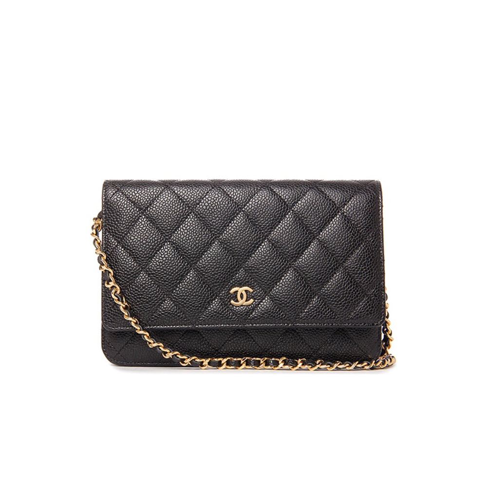 Chanel  WOC Quilted Caviar (Perfect Replica)