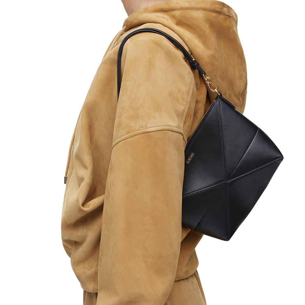 Loewe Puzzle Fold Pouch in Shiny Nappa Calfskin Bag (Perfect Replica)