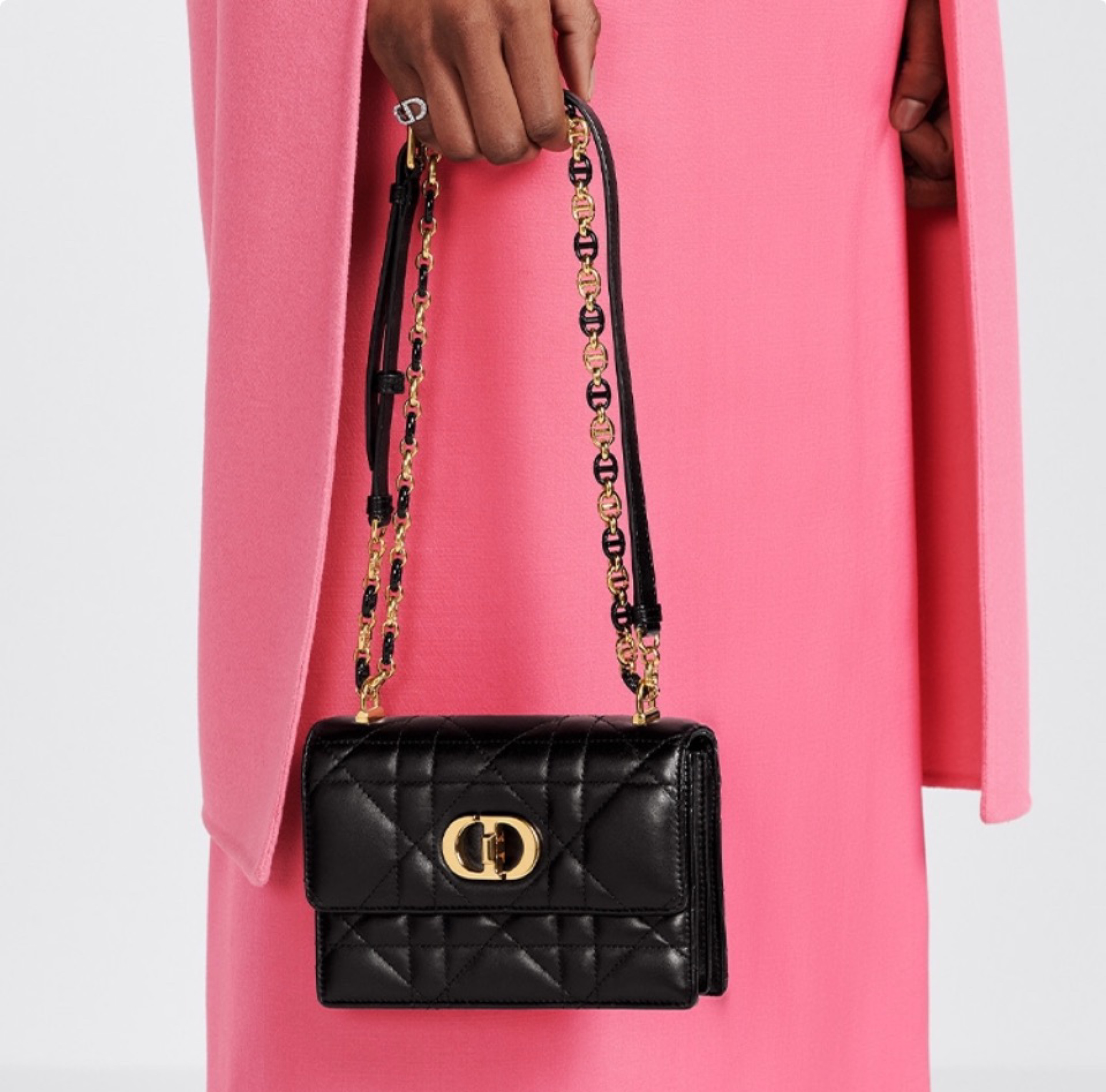 DIOR Miss Caro Leather Shoulder Bag(Perfect Replica)