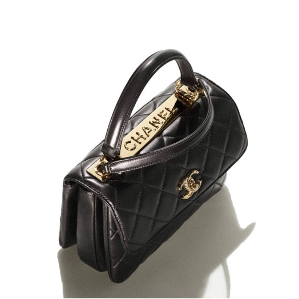 Chanel Lambskin Trendy CC Relief Handle Bag(Perfect Replica)