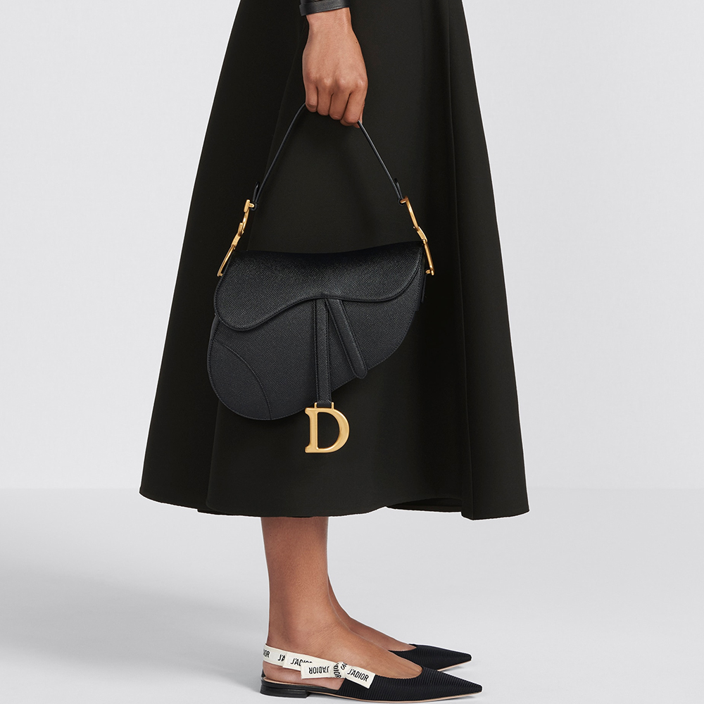 Dior Mini&Small Saddle Bag Grained Calfskin(Perfect Replica)