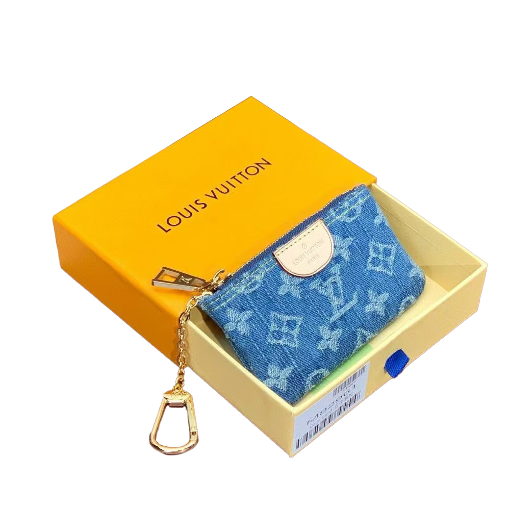 Louis Vuitton LV Jacquard Denim Key Bag （Perfect Replica）