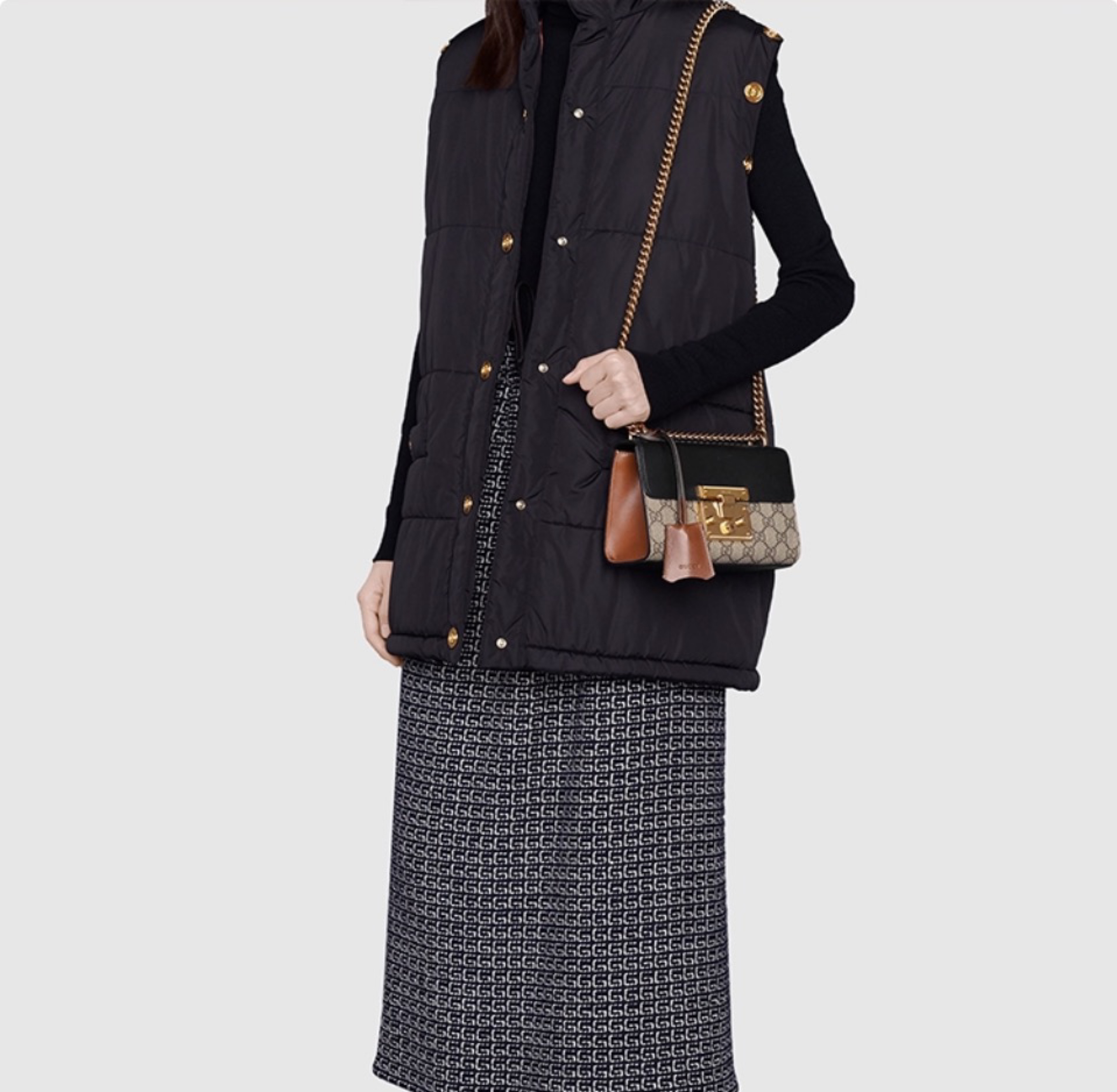 Gucci Padlock Lock Buckle Crossbody Bag (Perfect Replica)