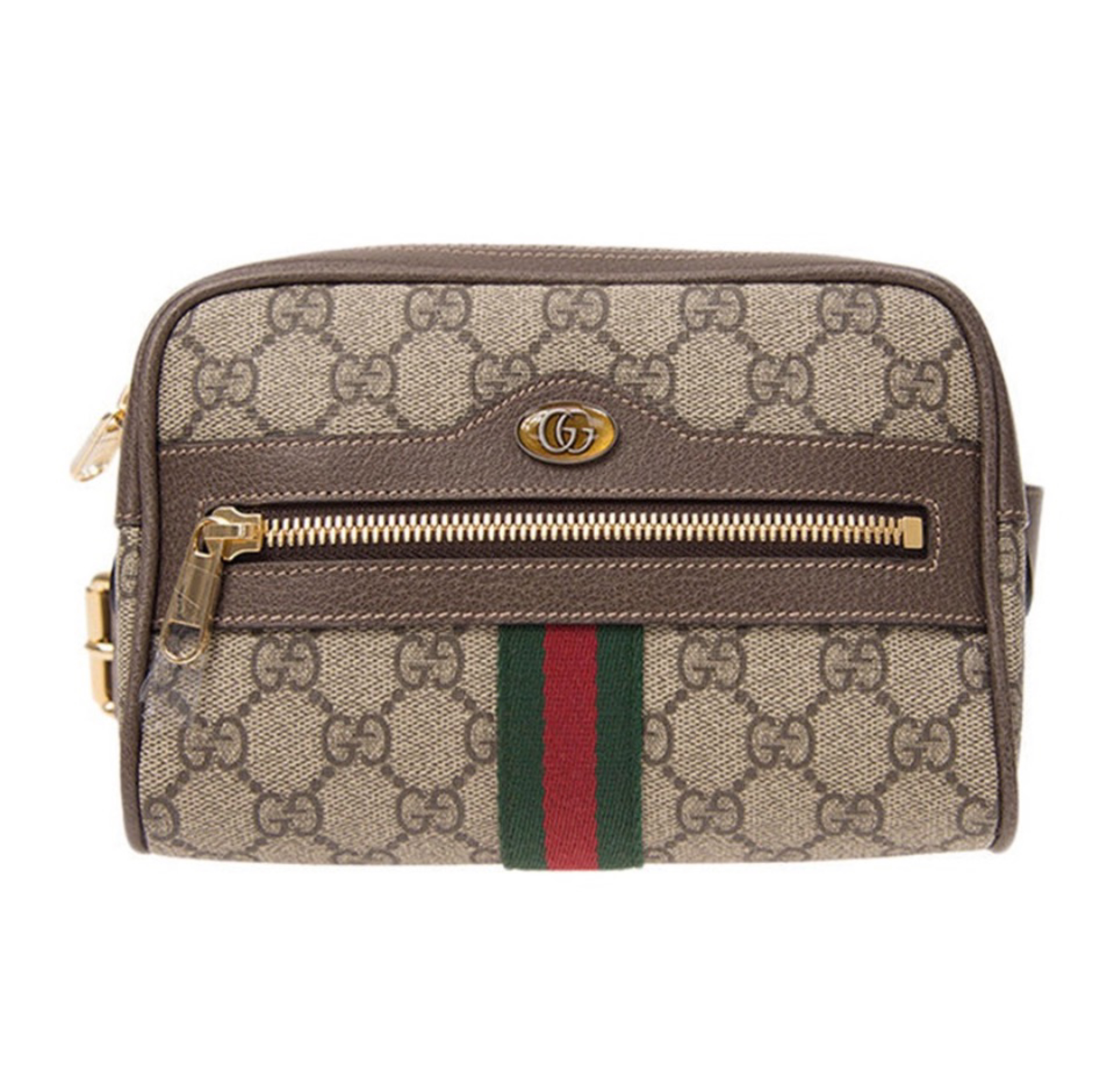 Gucci Ophidia Striped Webbing Waist Pack (Perfect Replica)