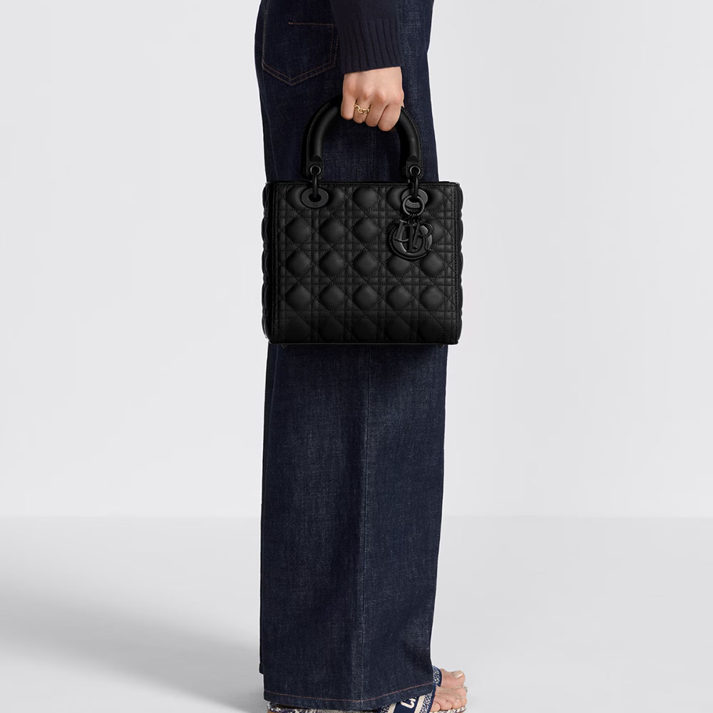 Dior The LADY DIOR Medium Bag-Matte cowhide leather(Perfect Replica)
