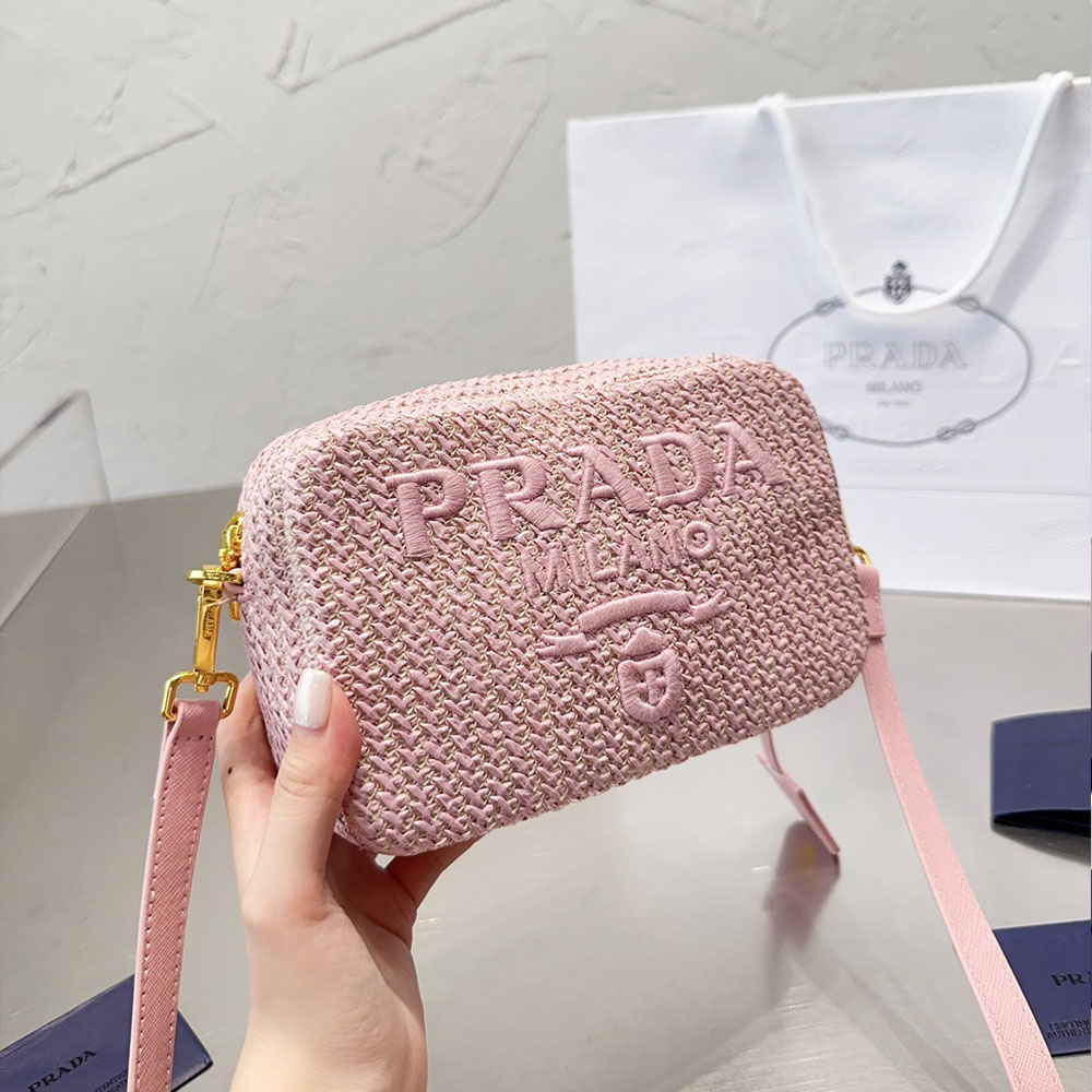 Prada Crochet Camera Bag