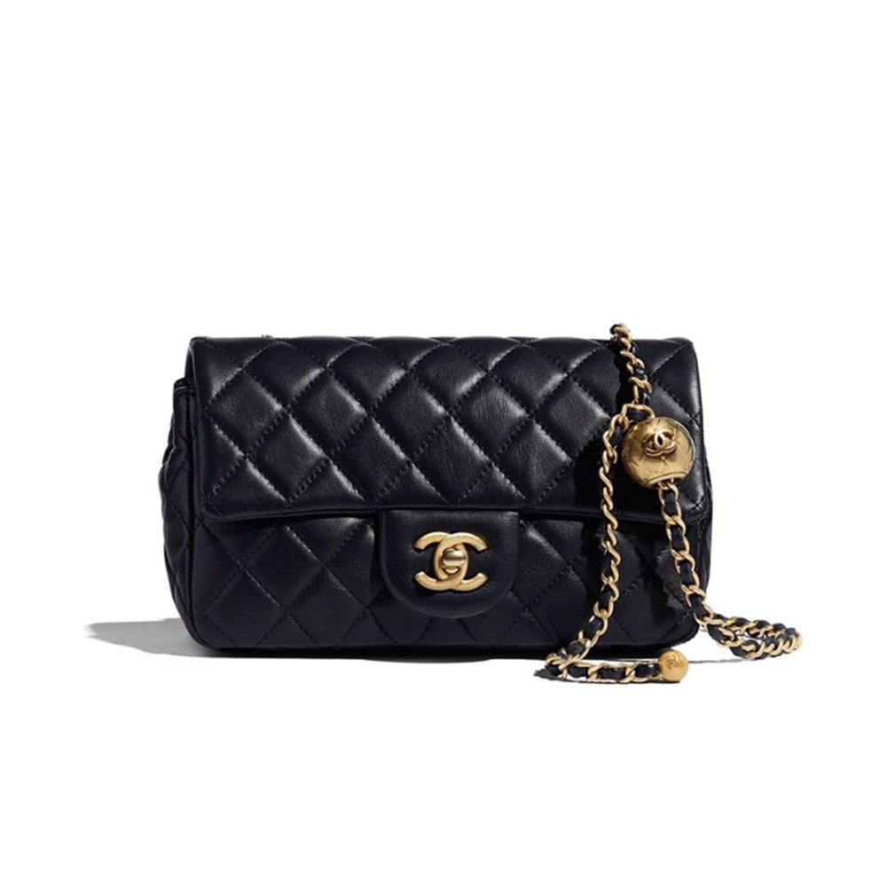 Chanel CF Calfskin Golden Ball 20CM（Perfect Replica）
