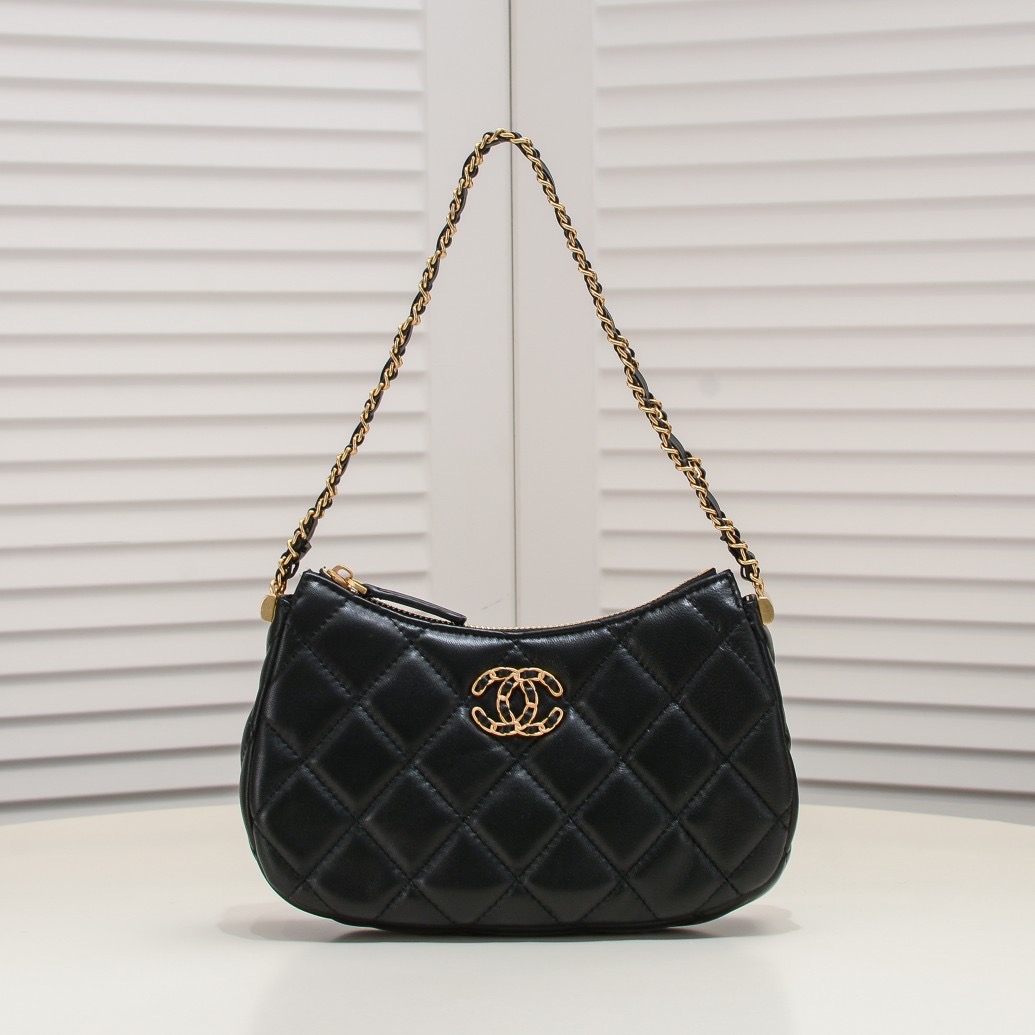 Chanel 23K Double C Hobo Chain Shoulder Bag Handbag（Perfect Replica）