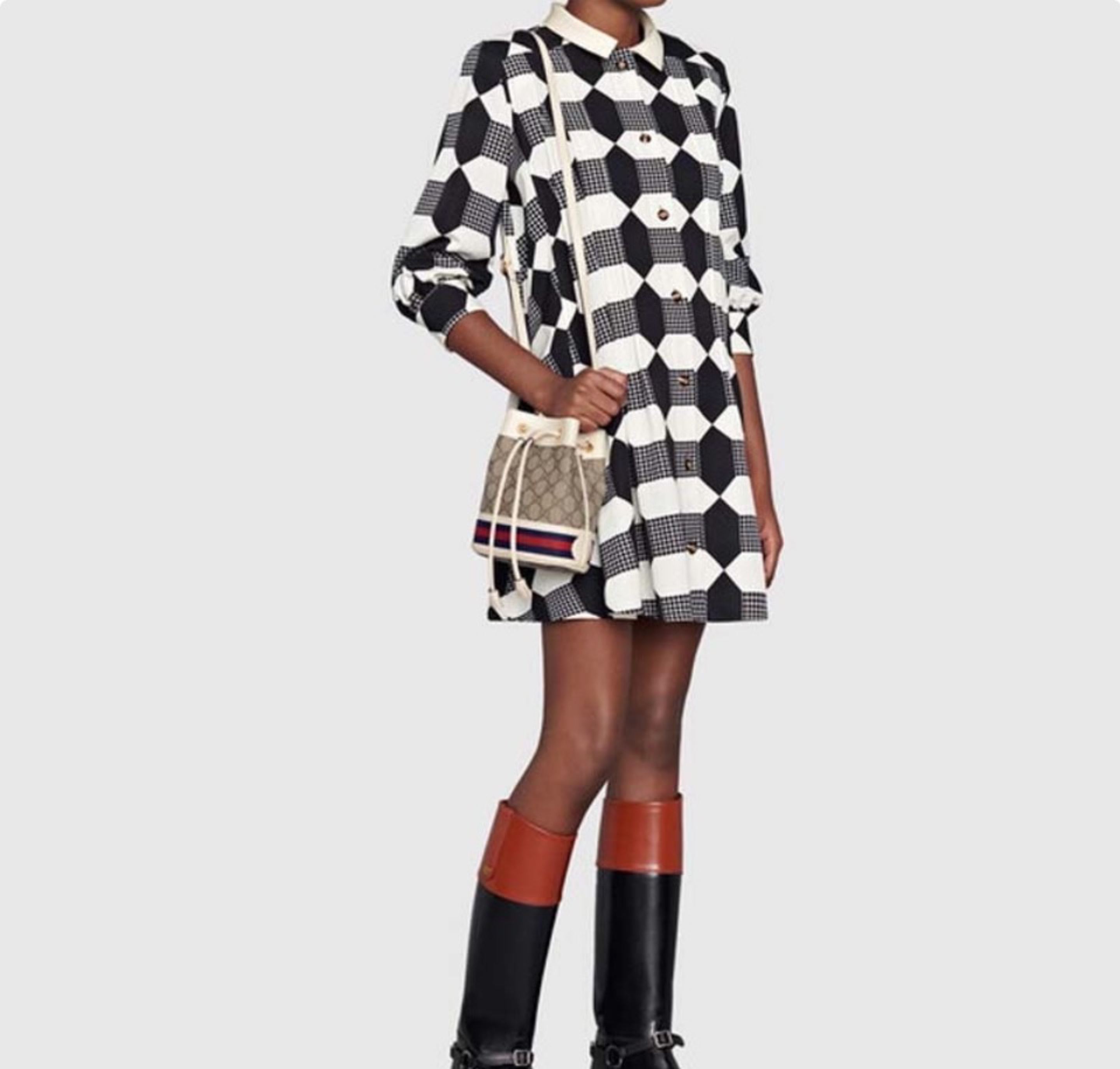 Gucci Ophidia Bucket Messenger Bag(Perfect Replica)