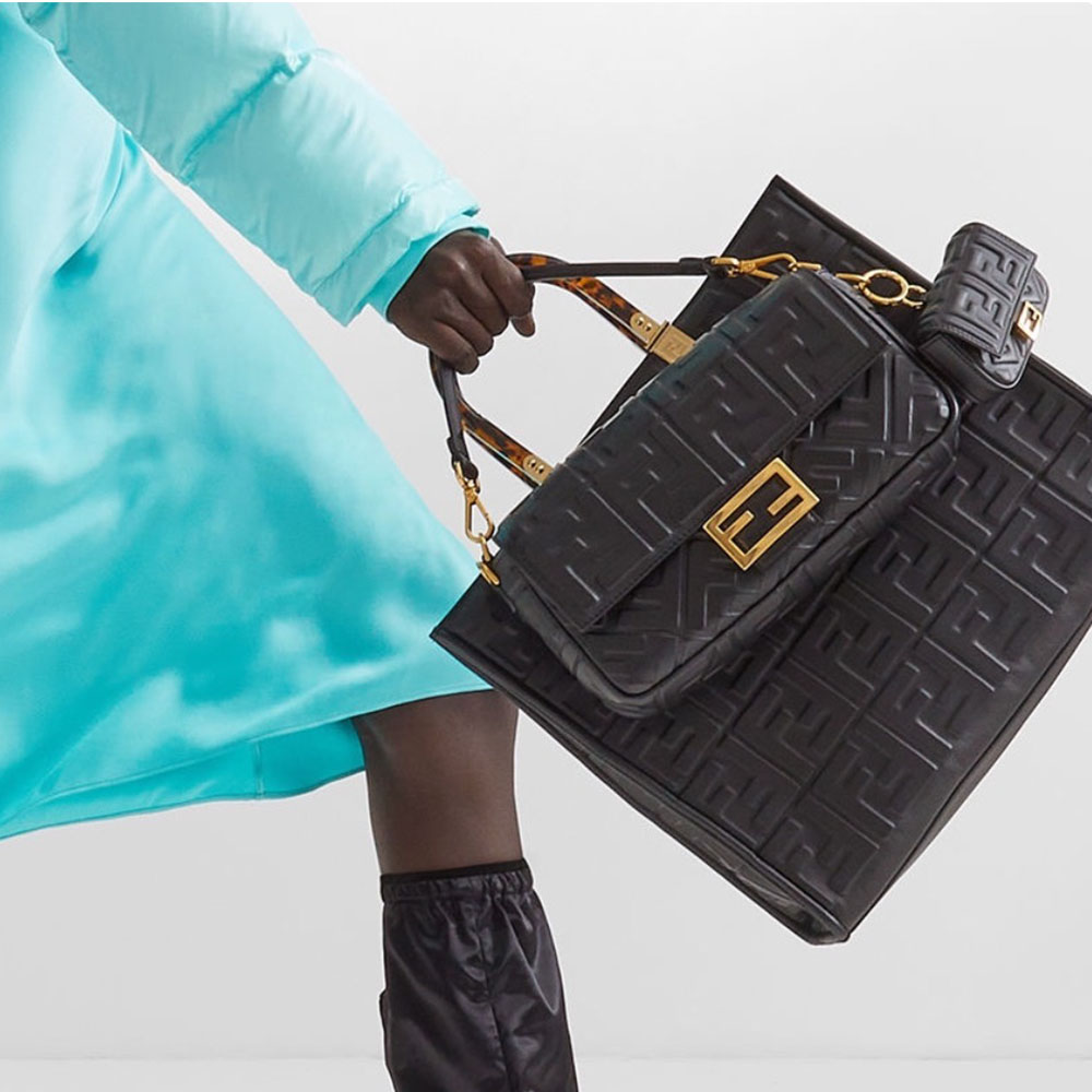 FENDI Sunshine Texture Bag Medium(Perfect Replica)