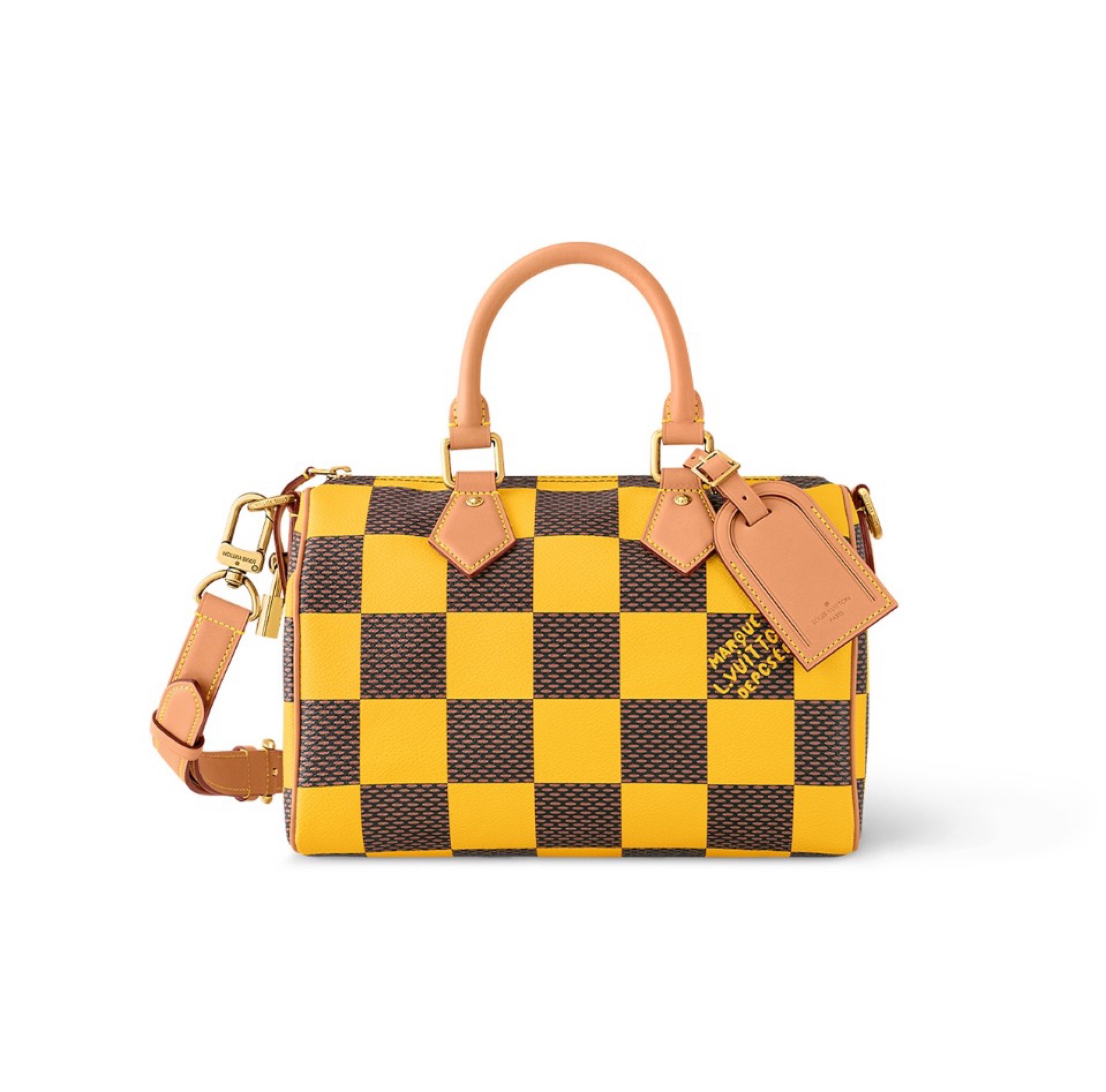 Louis Vuitton LV  Speedy 25 Checkerboard Shoulder Bag Handbag (Perfect Replica)