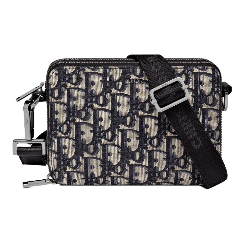DIOR Oblique Classic Embroidery Crossbody Bag(Perfect Replica)