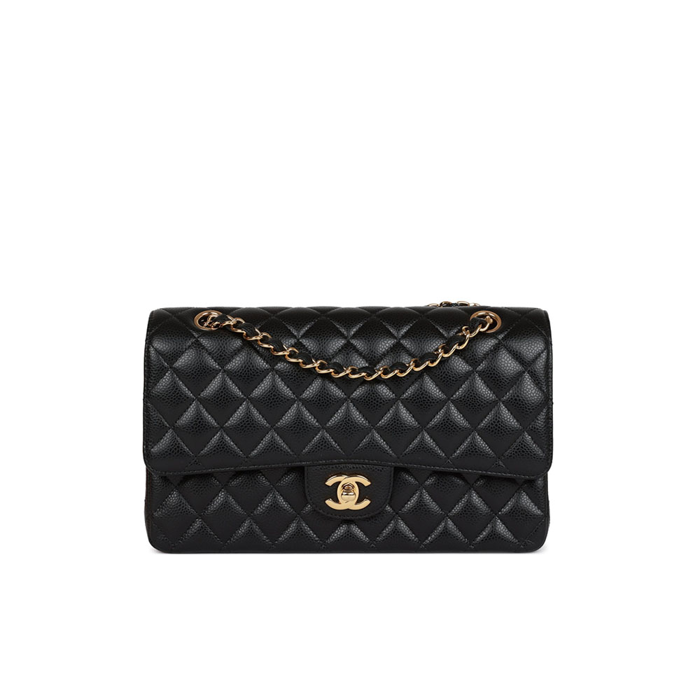 Chanel Caviar CF Medium 25CM(Perfect Replica)