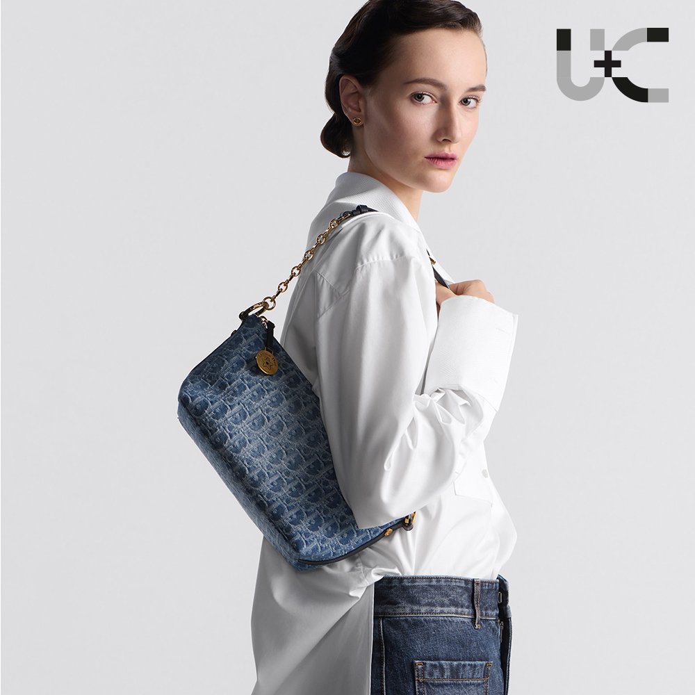 DIOR Oblique Star Hobo Denim Bag (Perfect Replica)