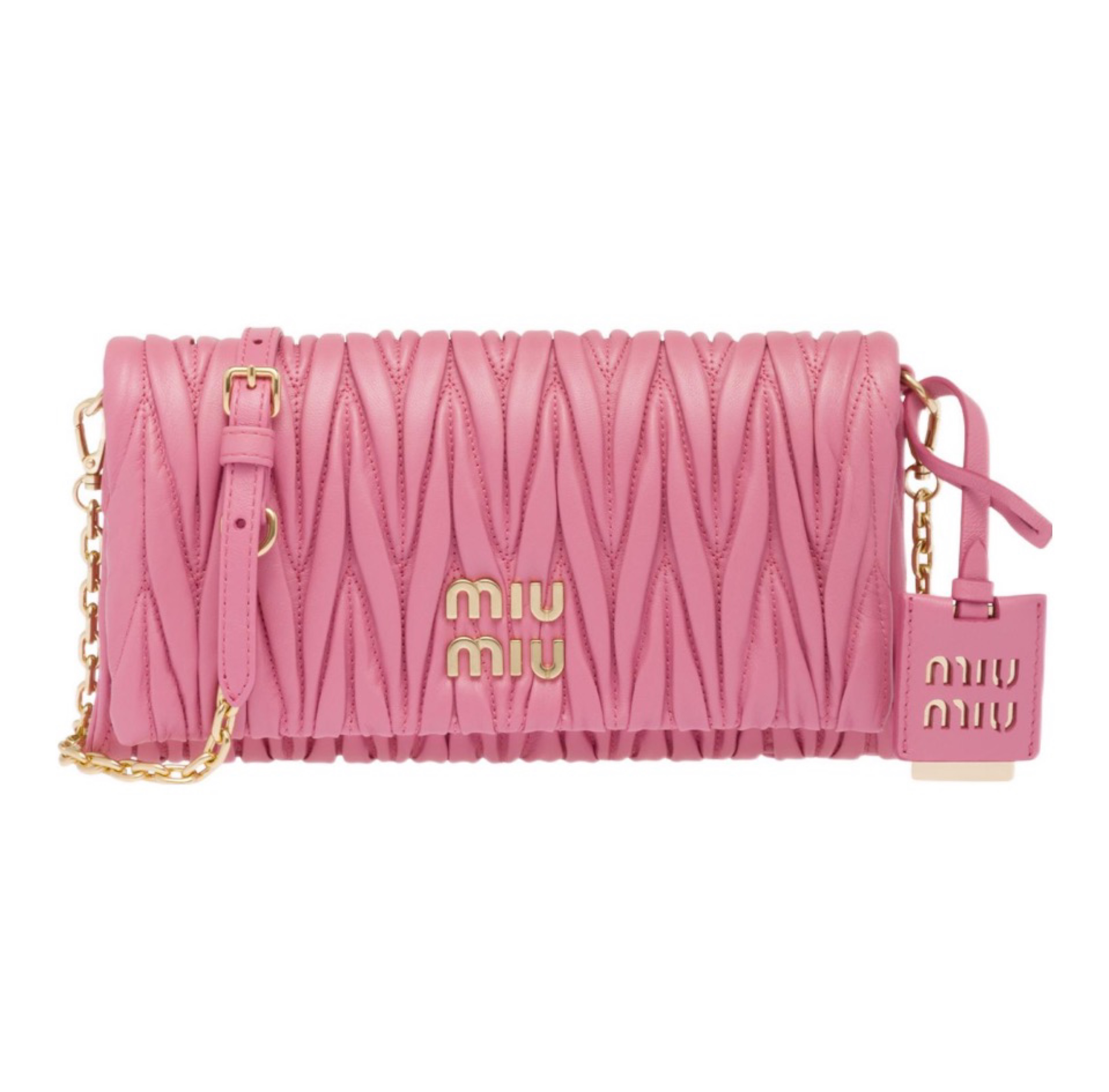 MIU MIU Matelasse Leather Shoulder Bag Crossbody Bag（Perfect Replica）