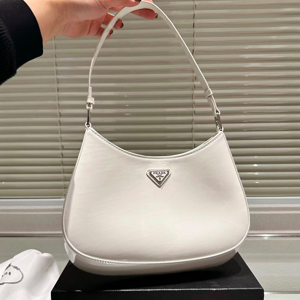 PRADA Calfskin Hobo Bag Shoulder Bag (Perfect Replica)