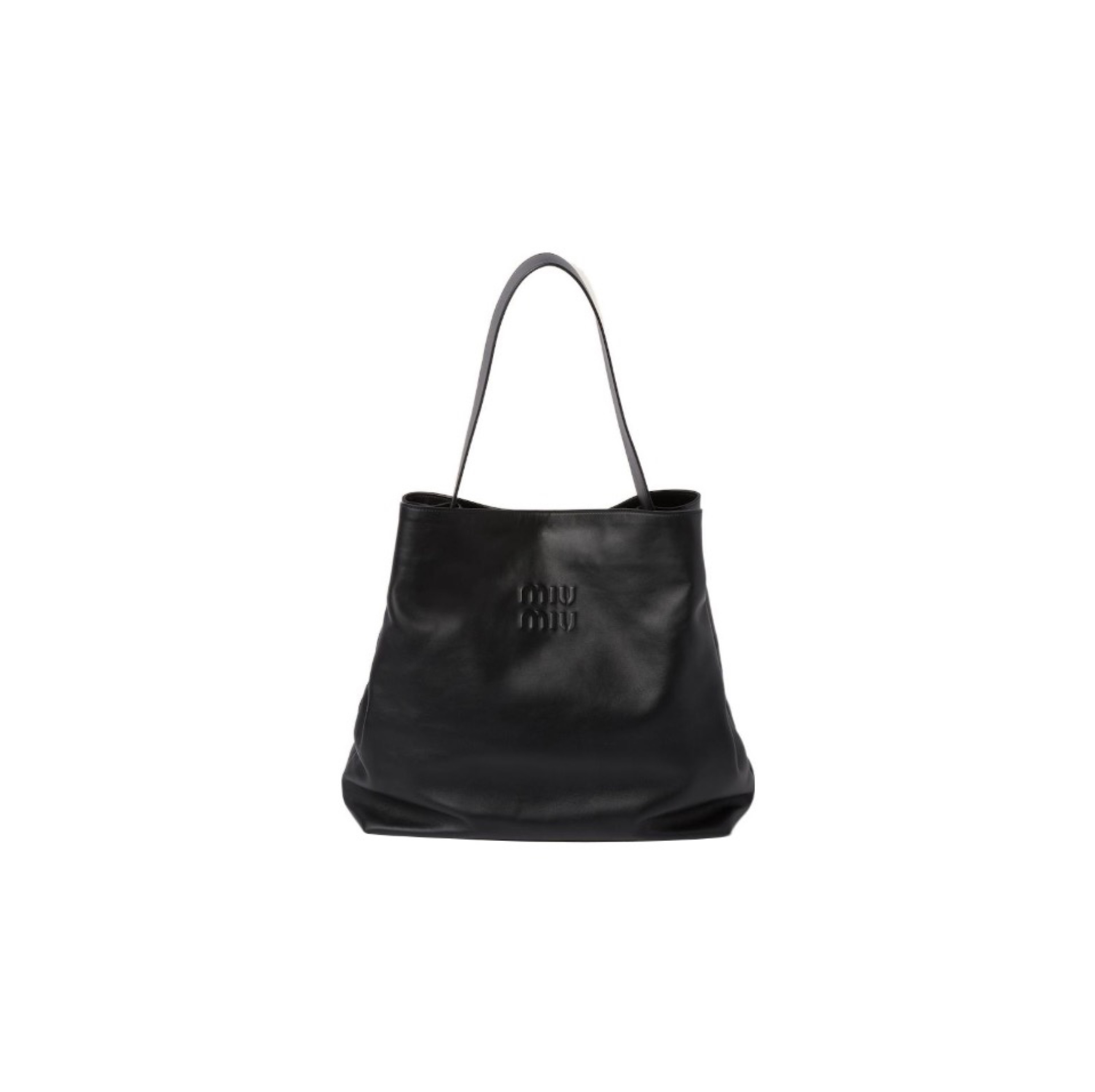MIU MIU Hobo Leather Shoulder Handbag（Perfect Replica）