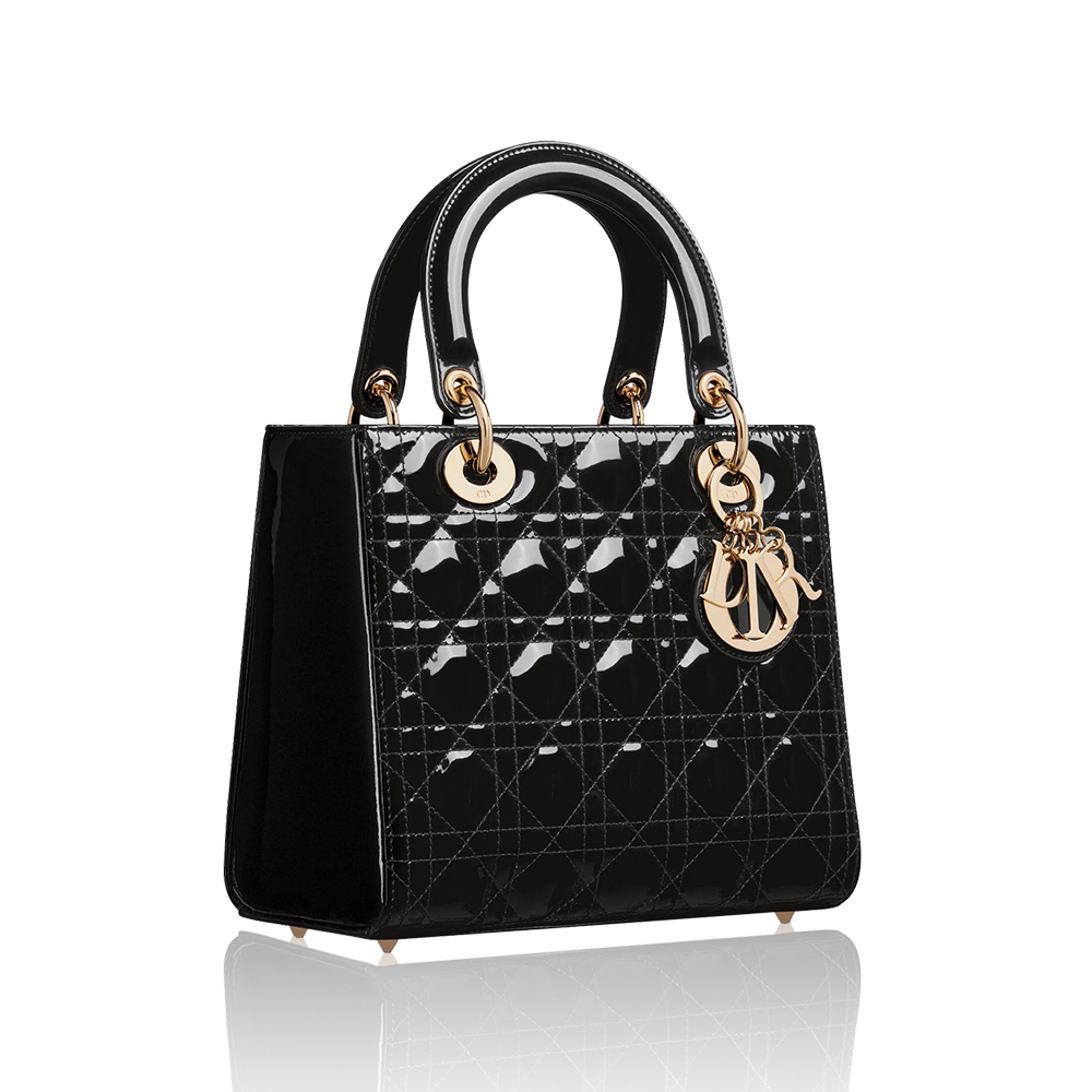 Dior Medium Lady Bag - Lacquered Calfskin (Perfect Replica)