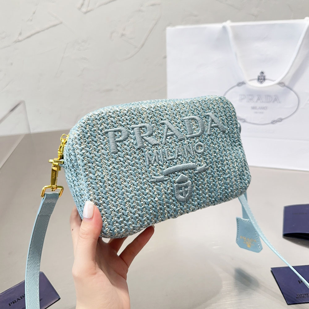 Prada Crochet Camera Bag