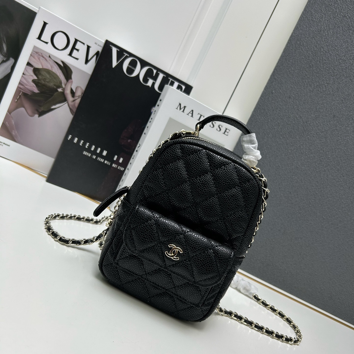 Chanel Grained Cowhide Backpack（Perfect Replica）