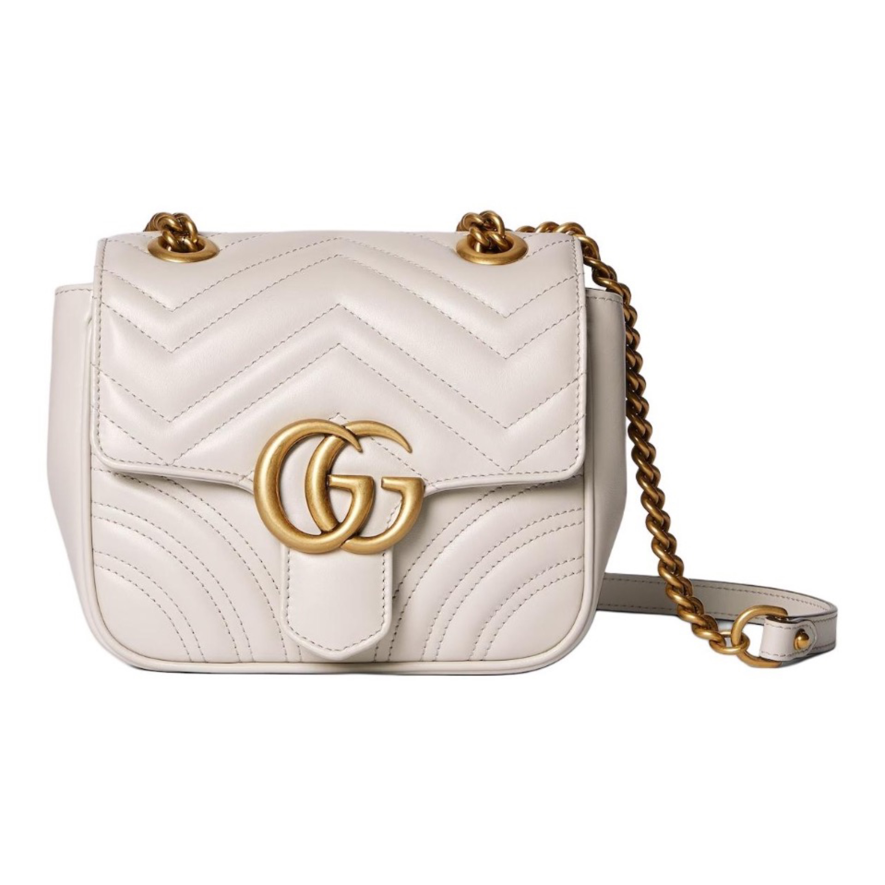 Gucci Marmont GG Leather Shoulder Bag(Perfect Replica)