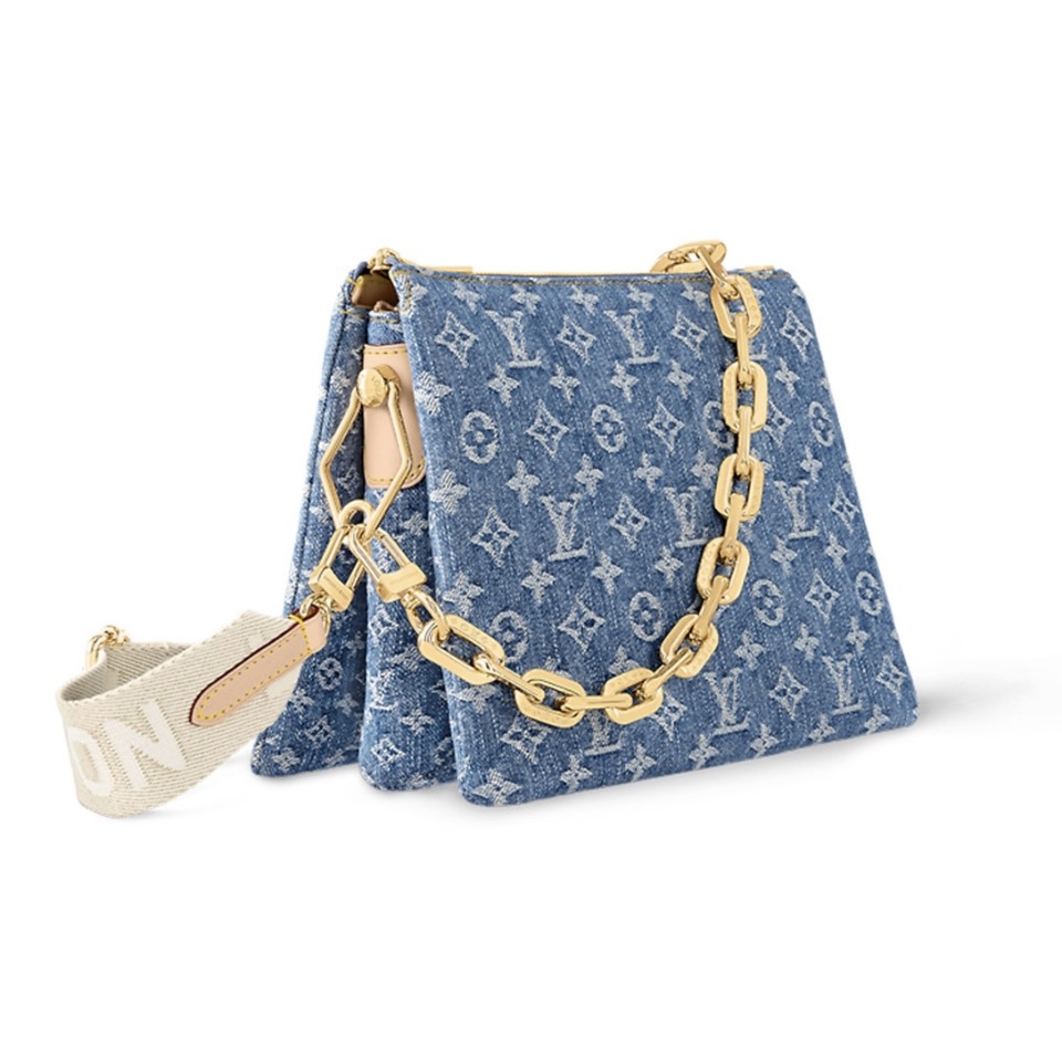 Louis Vuitton LV COUSSIN Denim Bag M24564(Perfect Replica)