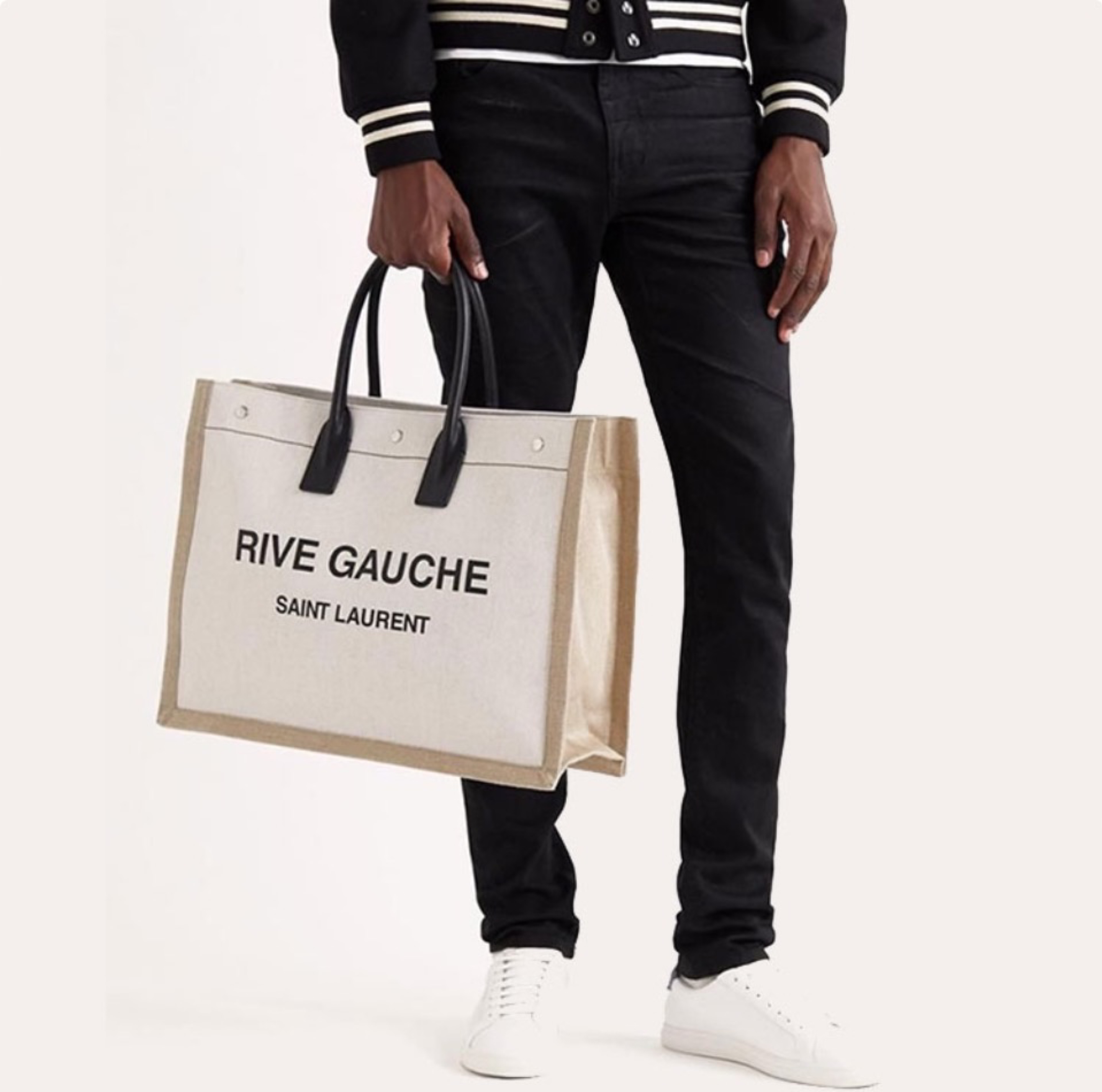 Saint Laurent YSL  Rive Gauche canvas tote bag (Perfect Replica)