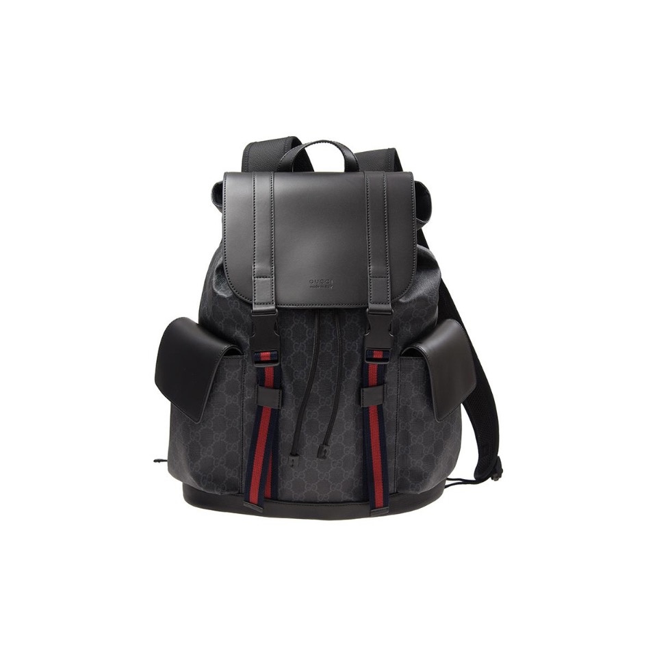 Gucci Striped Webbing Backpack (Perfect Replica)