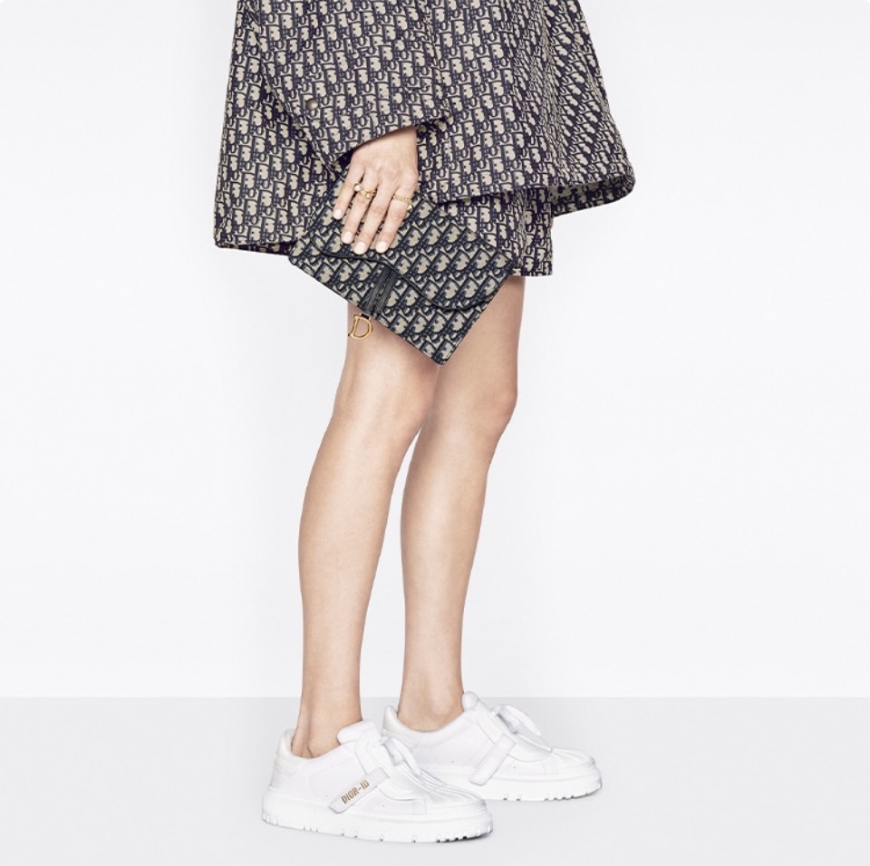 Perfect Replica Dior Saddle Pouch Blue Dior Oblique Jacquard S5620CTZQ_M928