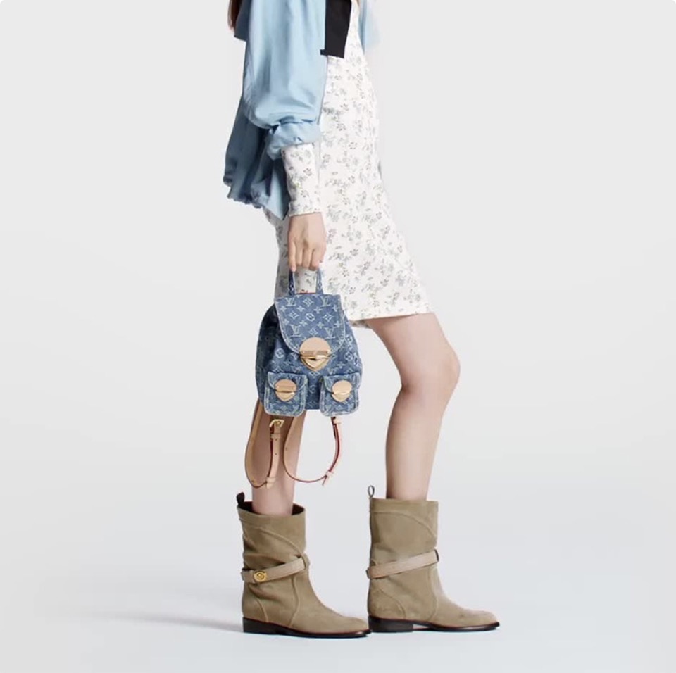 Louis Vuitton LV VENICE Denim Backpack M46836(Perfect Replica)