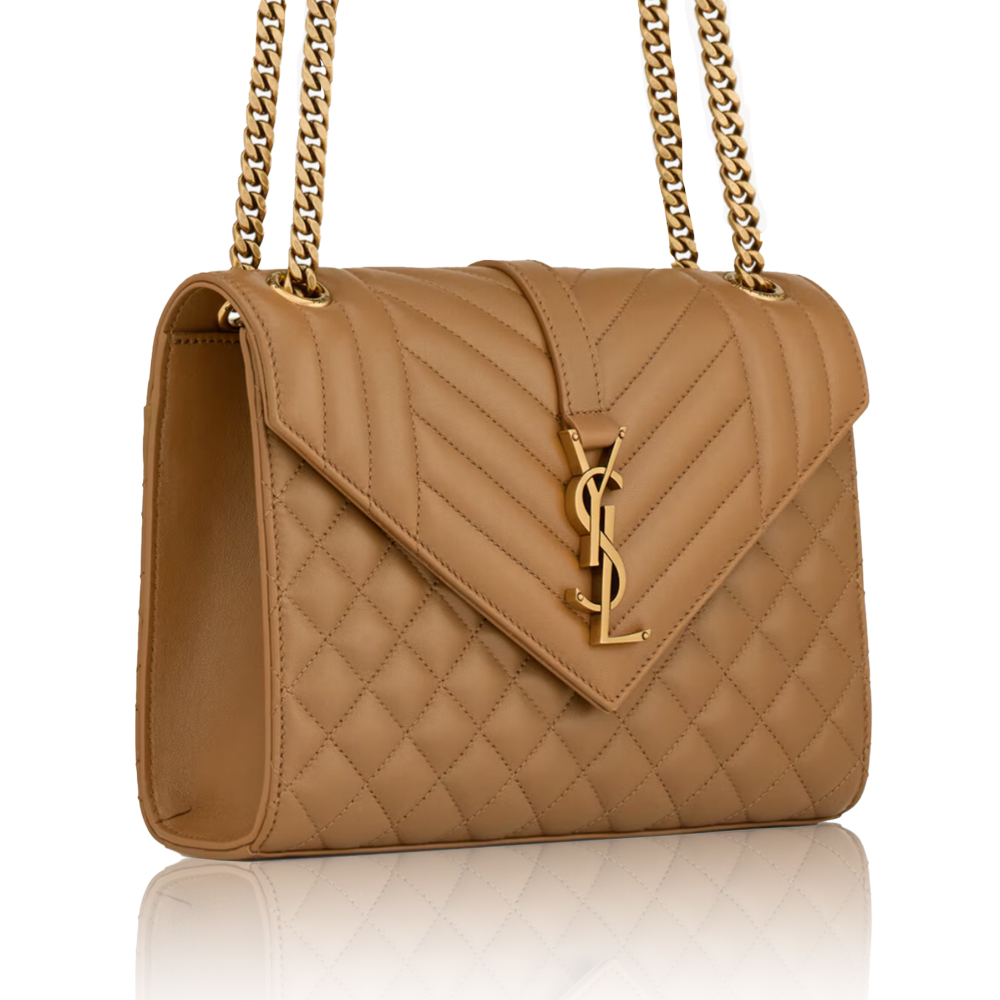 Saint Laurent YSL Envelope Medium 24- Embossed Leather(Perfect Replica)