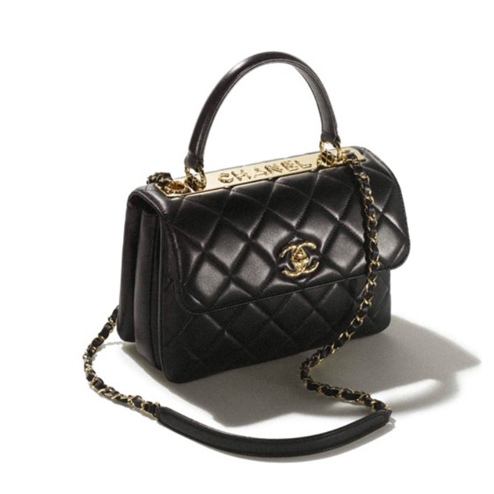Chanel Lambskin Trendy CC Relief Handle Bag(Perfect Replica)