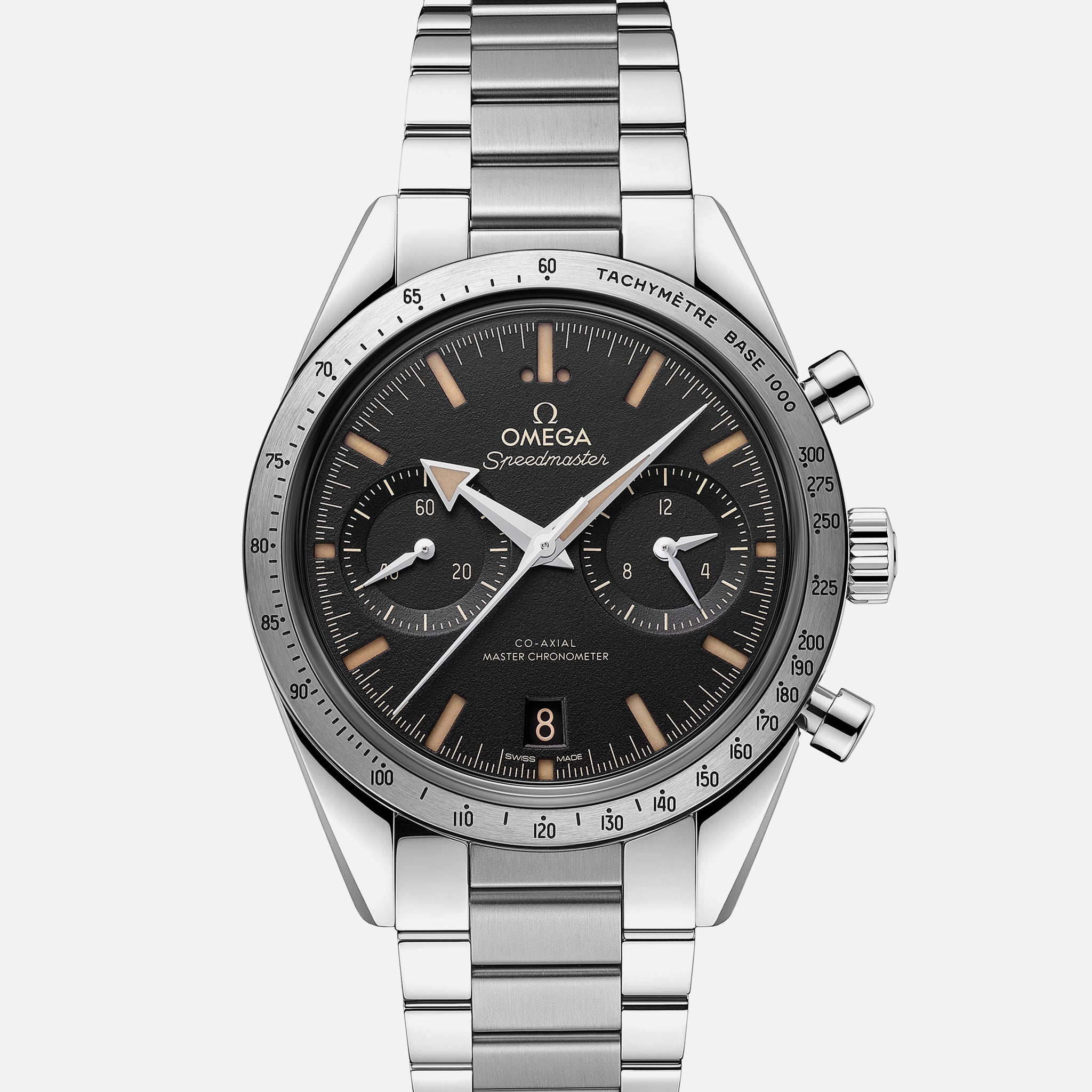 Speedmaster '57 Co-Axial Master Chronometer 40.5mm Black Dial On Bracelet