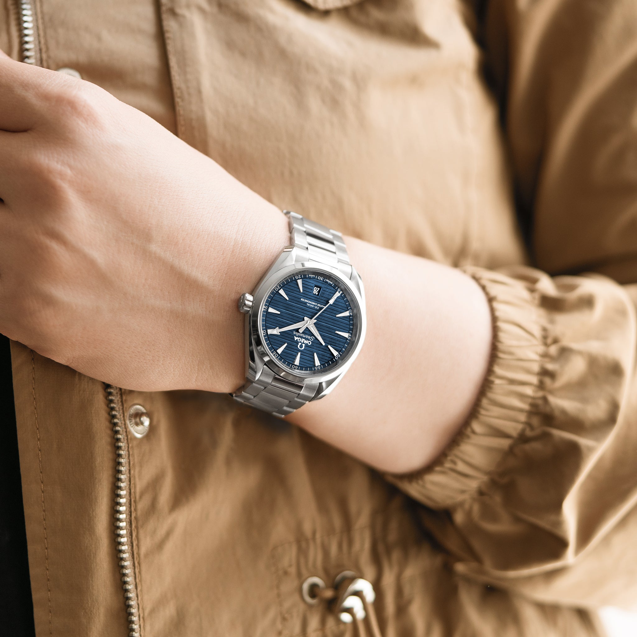 Seamaster Aqua Terra 150m Co-Axial Master Chronometer 38mm Blue Dial On Bracelet