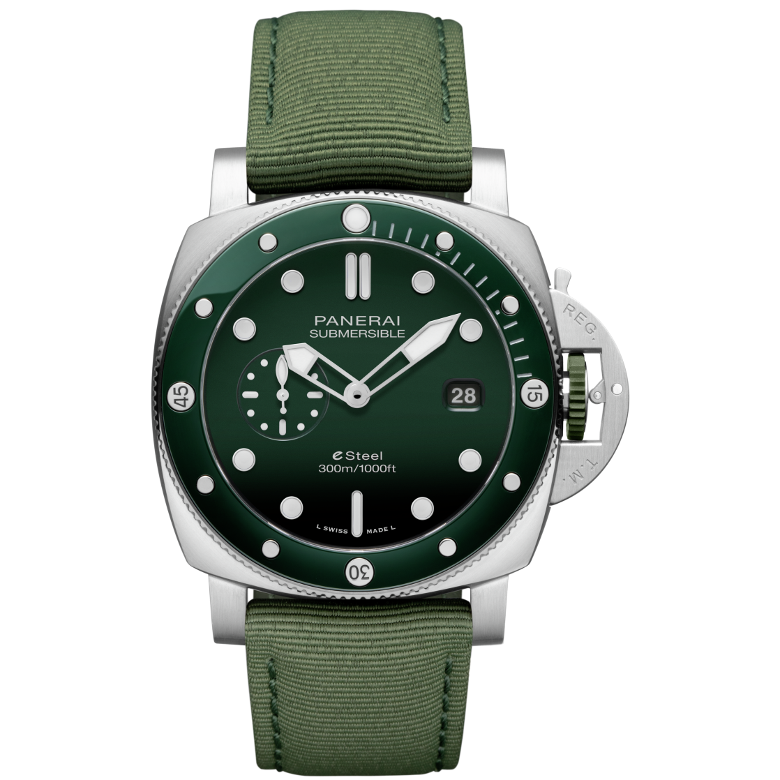 Panerai  Submersible QuarantaQuattro ESteel™ Verde Smeraldo PAM01287