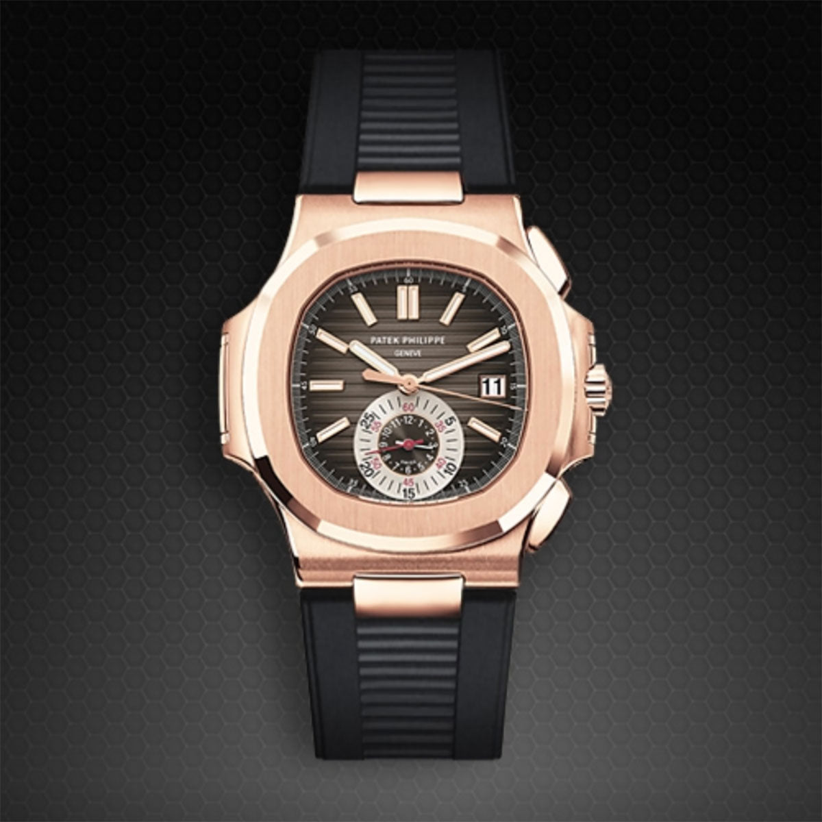 Patek Philippe - Rubber B strap for Nautilus 5980 RG