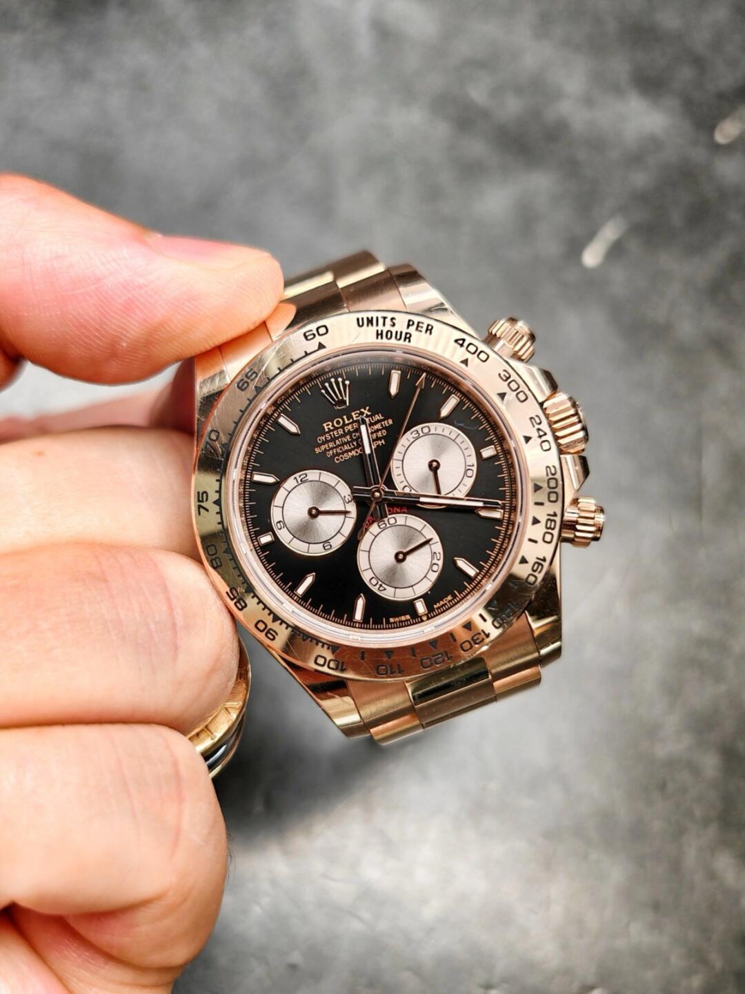 Rolex Cosmograph Daytona 40mm, 18k Everose Gold, Ref# 126505-0001