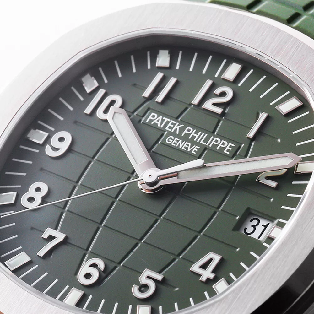 Patek Philippe Aquanaut Khaki Green Dial Watch 5168G-010