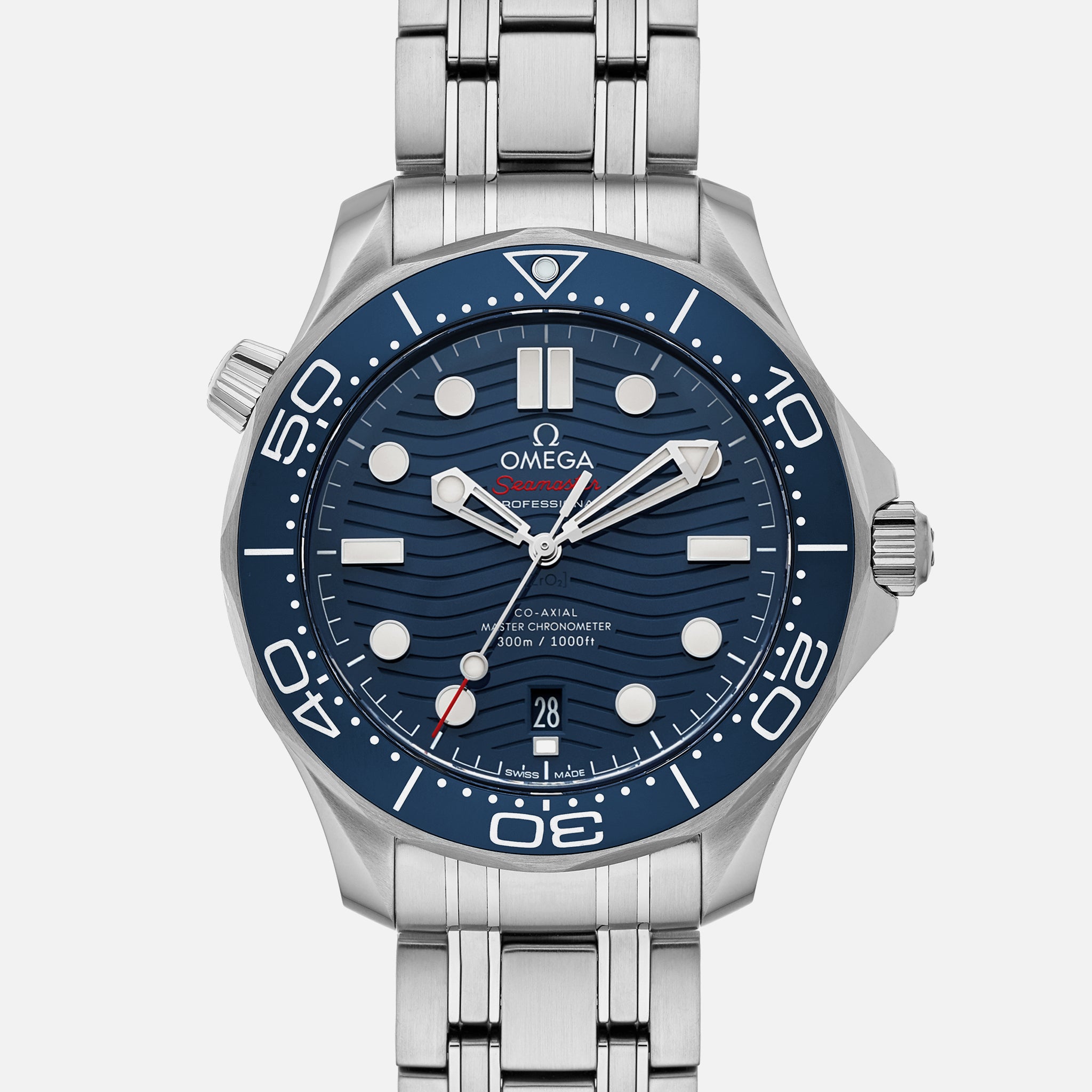 Seamaster Diver 300M Co-Axial Master Chronometer 42mm Blue Dial On Bracelet