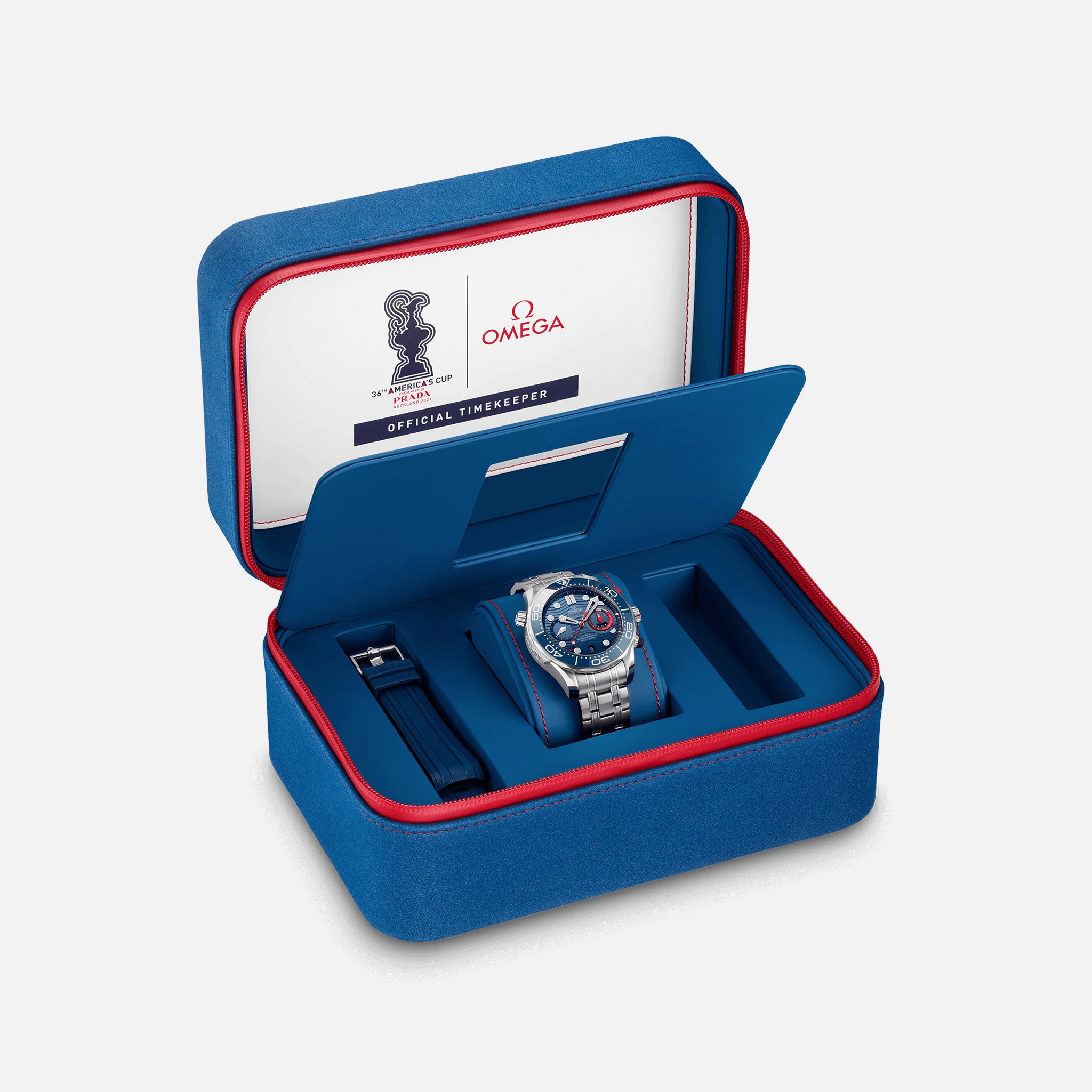 Seamaster Diver 300M Co-Axial Master Chronometer Chronograph 44mm America's Cup 2021