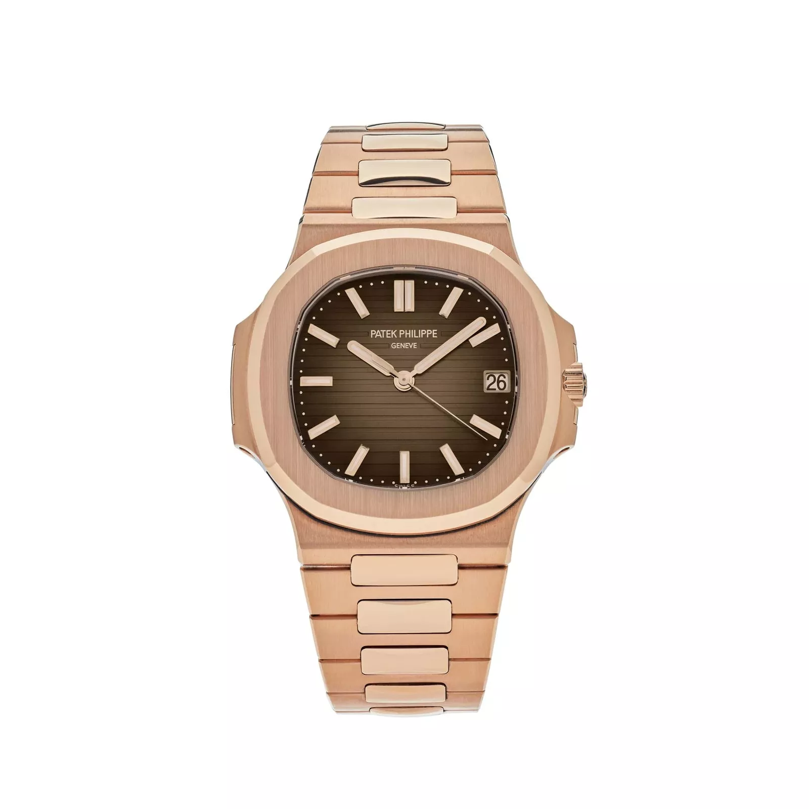 Patek Philippe Nautilus Rose Gold 5711-1R-001 with Light/Dark Brown Gradated dial